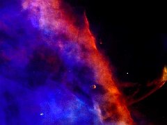 Gas Plume from Newborn Star